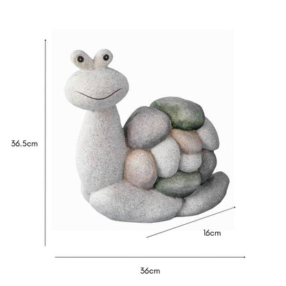 Arty Garden Snail Statue 36cm
