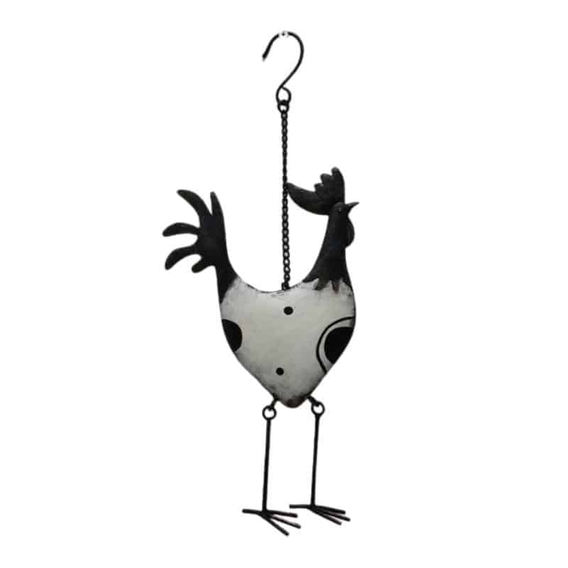 Hanging Black + White Dots Chook