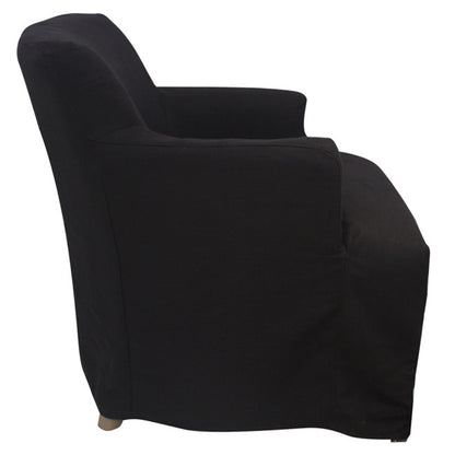 Nantucket Armchair Black with Slipcover