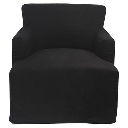 Nantucket Armchair Black with Slipcover
