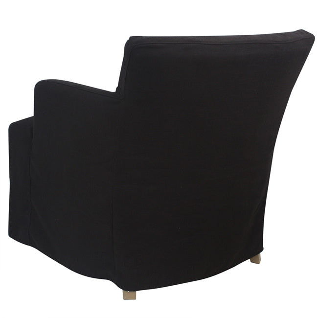 Nantucket Armchair Black with Slipcover