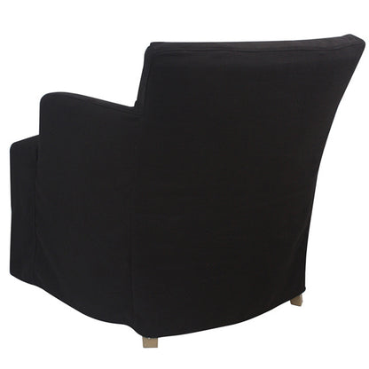 Nantucket Armchair Black with Slipcover