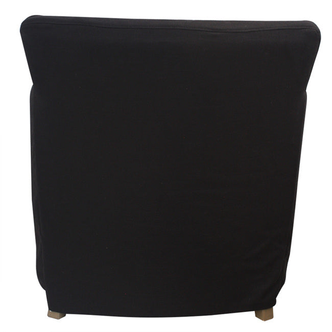Nantucket Armchair Black with Slipcover
