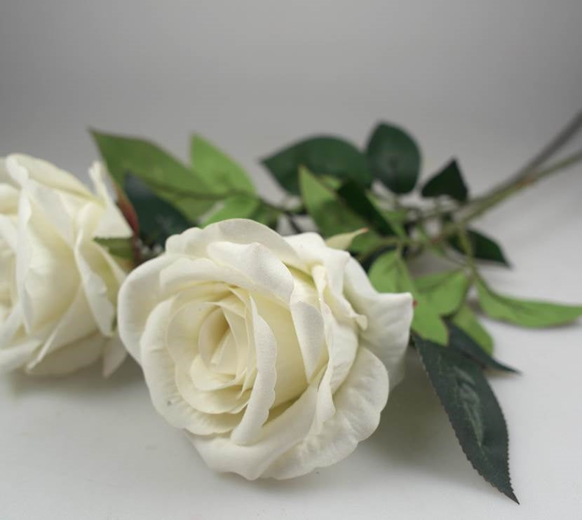 bulk 24 Articial Single Stem Rose 62cm