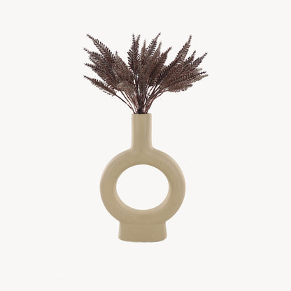 Cercle Artificial Mauve Barley in Ceramic Vase 35cm - Image 2