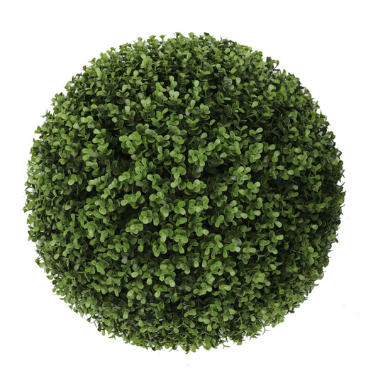Large Artificial Topiary Ball Natural Buxus 44cm UV Resistant