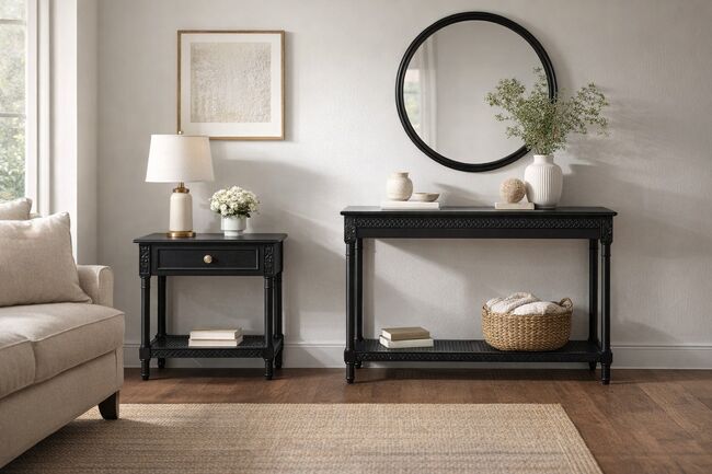 Polo Classic Console Black 110cm