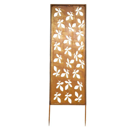 Rust Garden Screen Stake 150cm