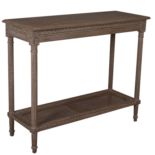 Polo Console Table Oak Wash 110cm