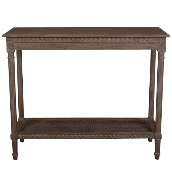 Polo Console Table Oak Wash 110cm - Image 2