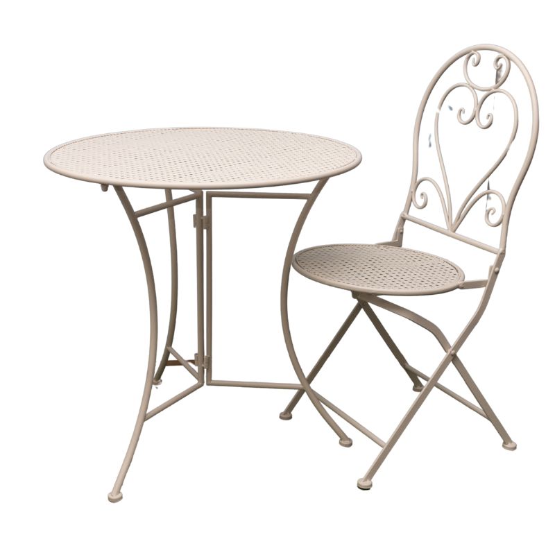 Bordeaux 3pc Setting Round Table + 2 Chairs - Image 3