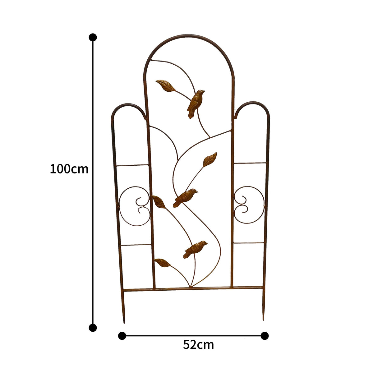 Birds Garden Stake / Climbing Plant Trellis 100cm - Image 5