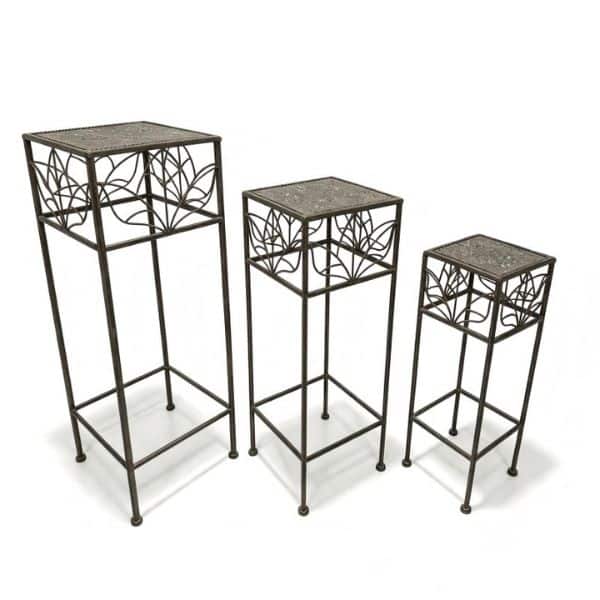 Florence Nested Metal Pot Stands Set of 3