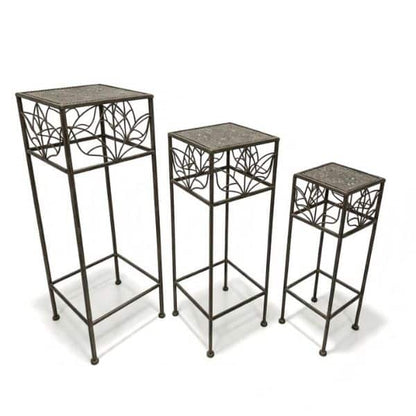 Florence Nested Metal Pot Stands Set of 3