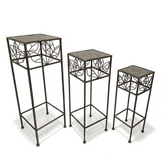 Florence Nested Metal Pot Stands Set of 3
