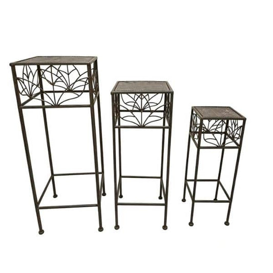 Florence Nested Metal Pot Stands Set of 3