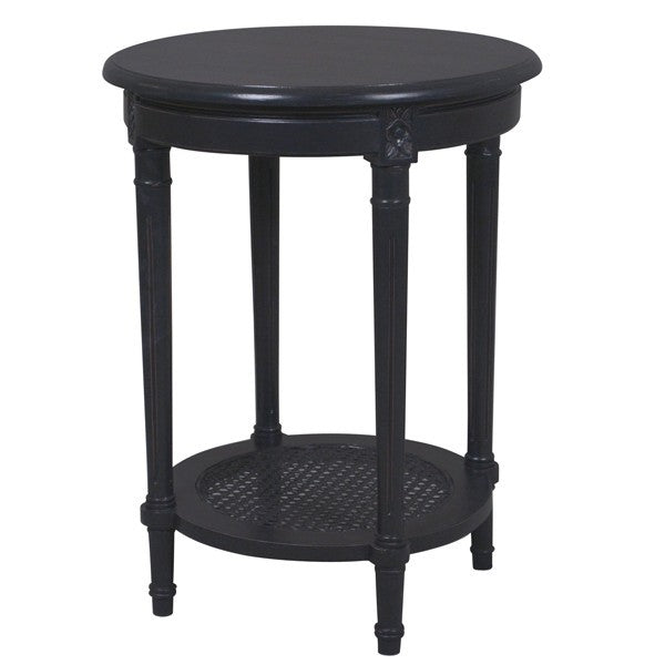 Polo Occasional Round Table Black 65cm