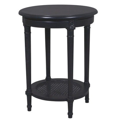Polo Occasional Round Table Black 65cm