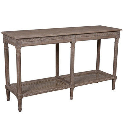 Polo Long Classic Console with Shelf Oak Wash 140cm
