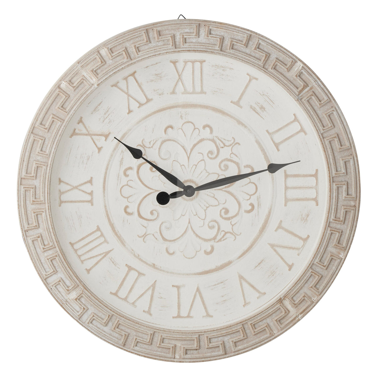 French Provincial Glass Fronted Clock 64cm