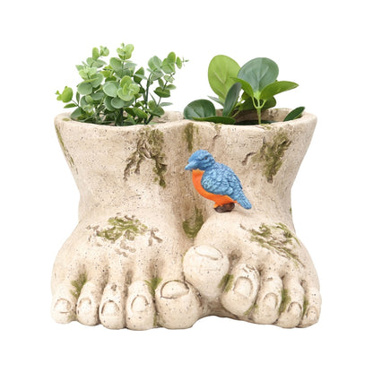 Arty Gardener's Feet Planter 33x20cm