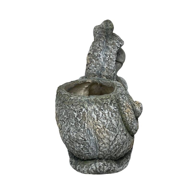 Snail+ Tortoise Planter W  Hole & Plug 38x31cm - Image 3