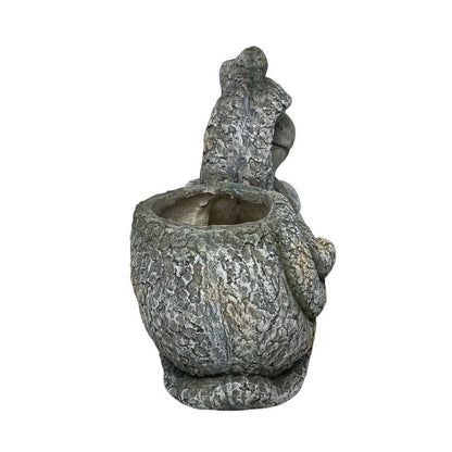 Snail+ Tortoise Planter W  Hole & Plug 38x31cm - Image 3