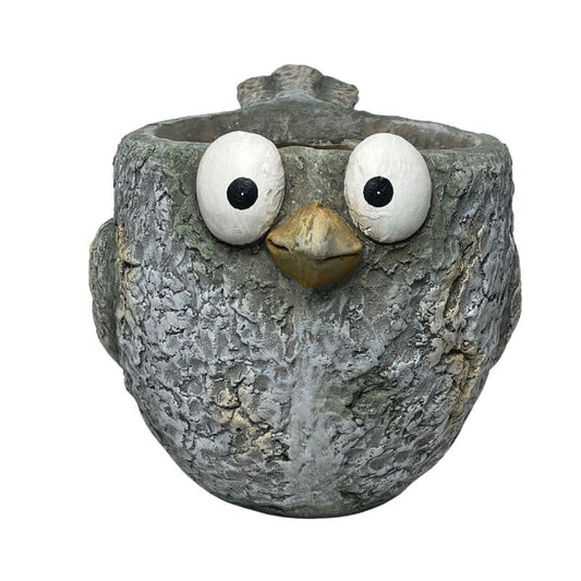 Curious Bird Planter W  Hole & Plug 41x24cm - Image 2