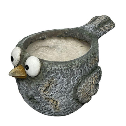 Curious Bird Planter W  Hole & Plug 41x24cm - Image 3