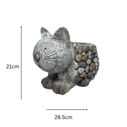 Kitten Planter W  Hole & Plug 29x21cm - Image 4