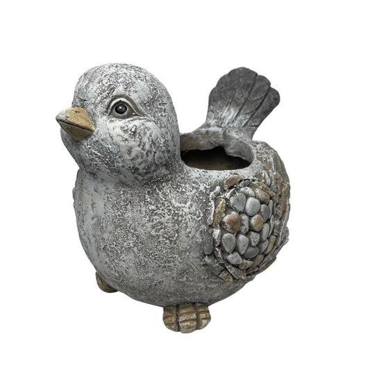 Baby Bird Planter W  Hole & Plug 33x26cm - Image 2