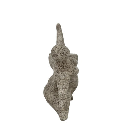 Arty Yoga Lady Planter w Hole + Plug 22cm - Image 5