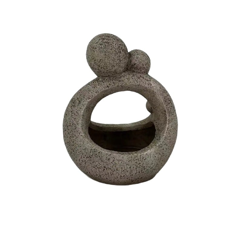 Arty Family Planter w Hole + Plug 26cm - Image 3