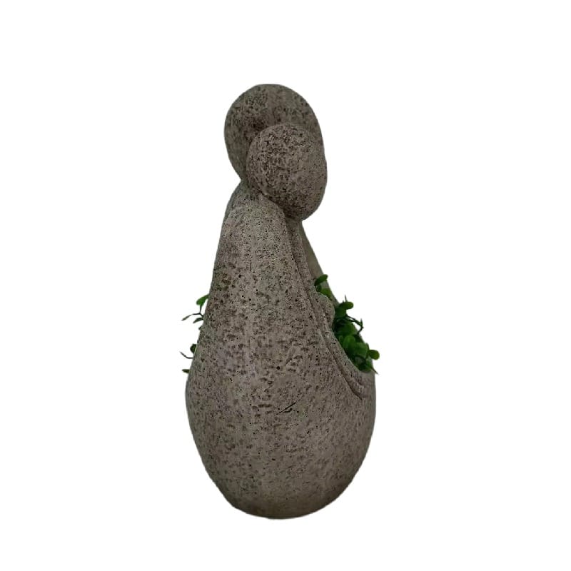 Arty Family Planter w Hole + Plug 26cm - Image 4