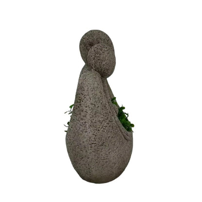 Arty Family Planter w Hole + Plug 26cm - Image 4