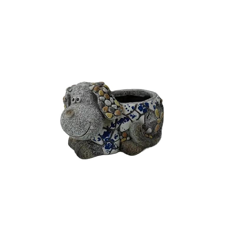 Style Dog Planter w Hole + Plug 31cm - Image 4