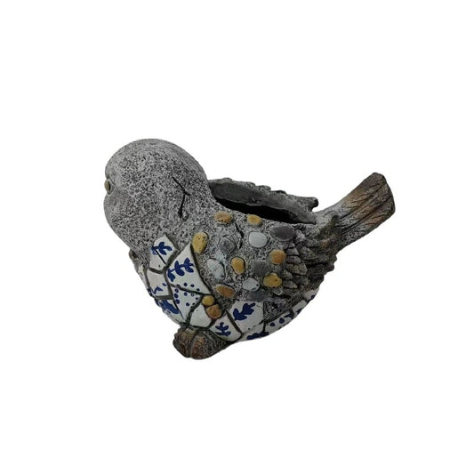 Style Bird Planter w Hole + Plug 31cm - Image 2