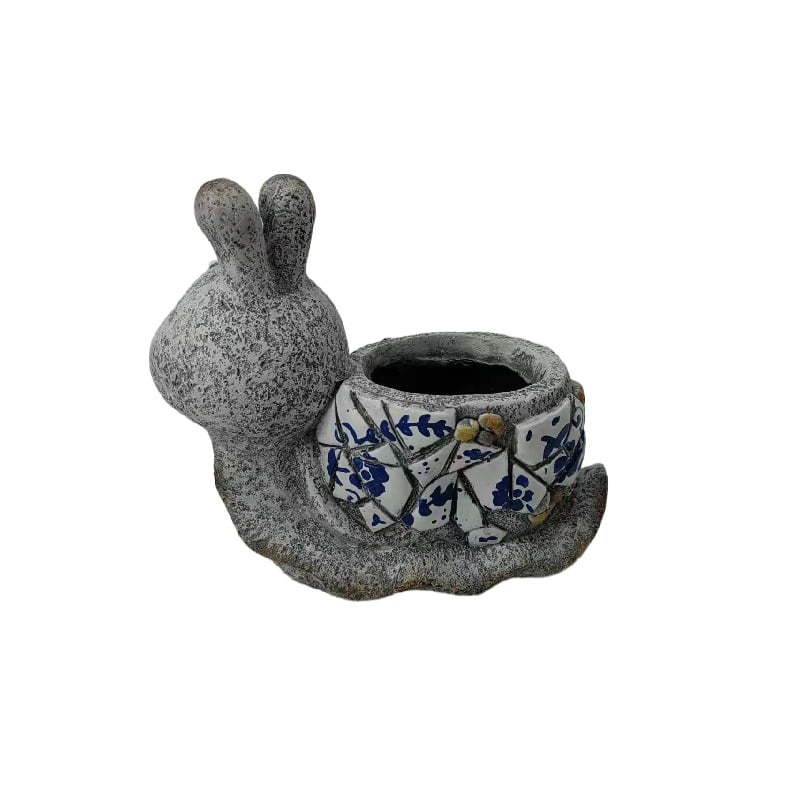 Style Snail Planter w Hole + Plug 33cm - Image 2