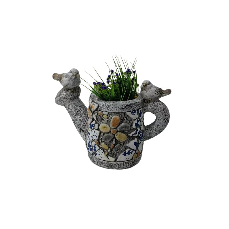 Watering Can / Birds Planter w Hole + Plug 34cm - Image 3