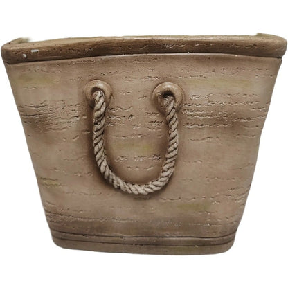 Handbag Planter w Hole + Plug 26cm - Image 2