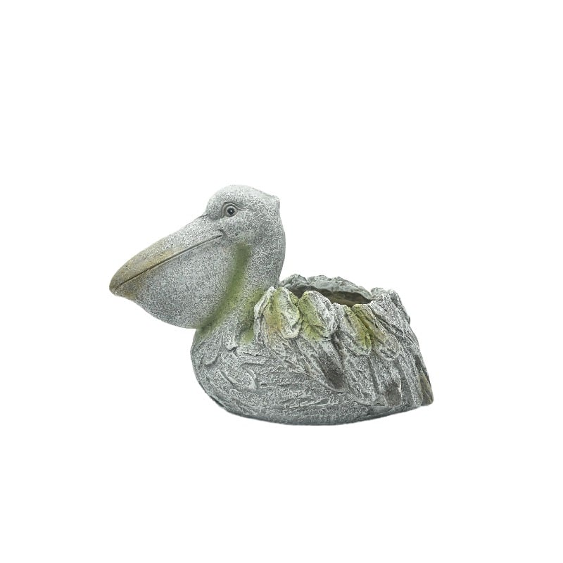 Pelican Planter w Hole + Plug 34cm - Image 2