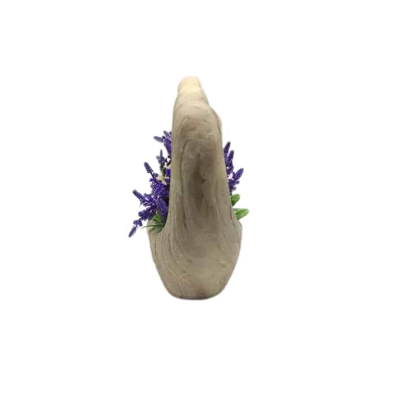 Double Heart Planter w Hole + Plug 49cm - Image 4