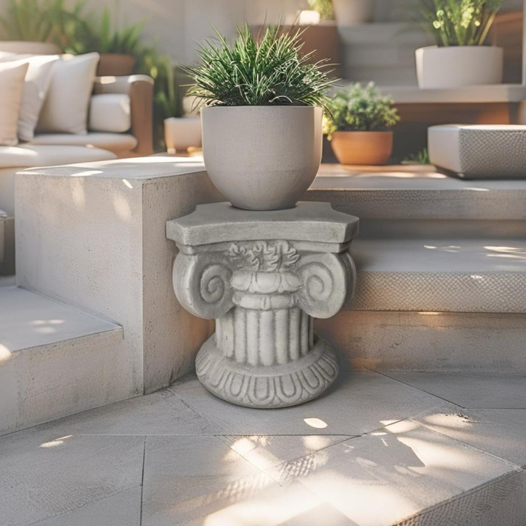 Elaborate Roman Pillar Stand 26cm - Image 3