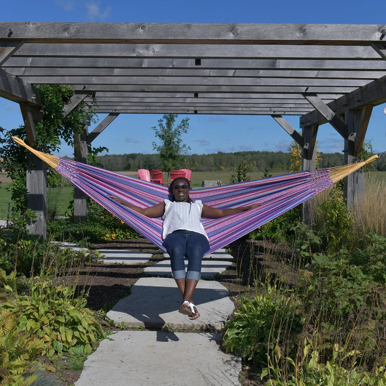 Vivere Latin Double Cotton Hammock - Fiesta