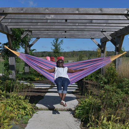Vivere Latin Double Cotton Hammock - Fiesta
