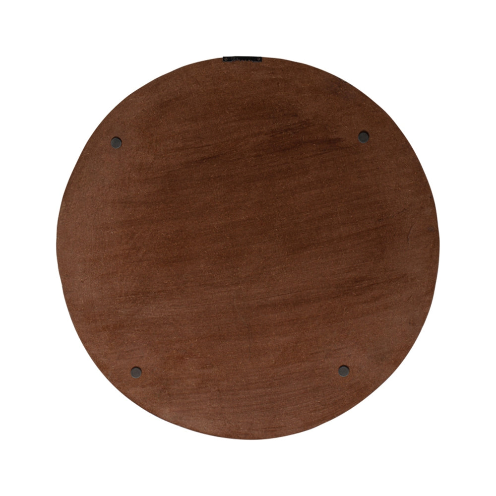 Handcrafted Mangowood Round Table Wall Hanging Tray 60cm - Image 3