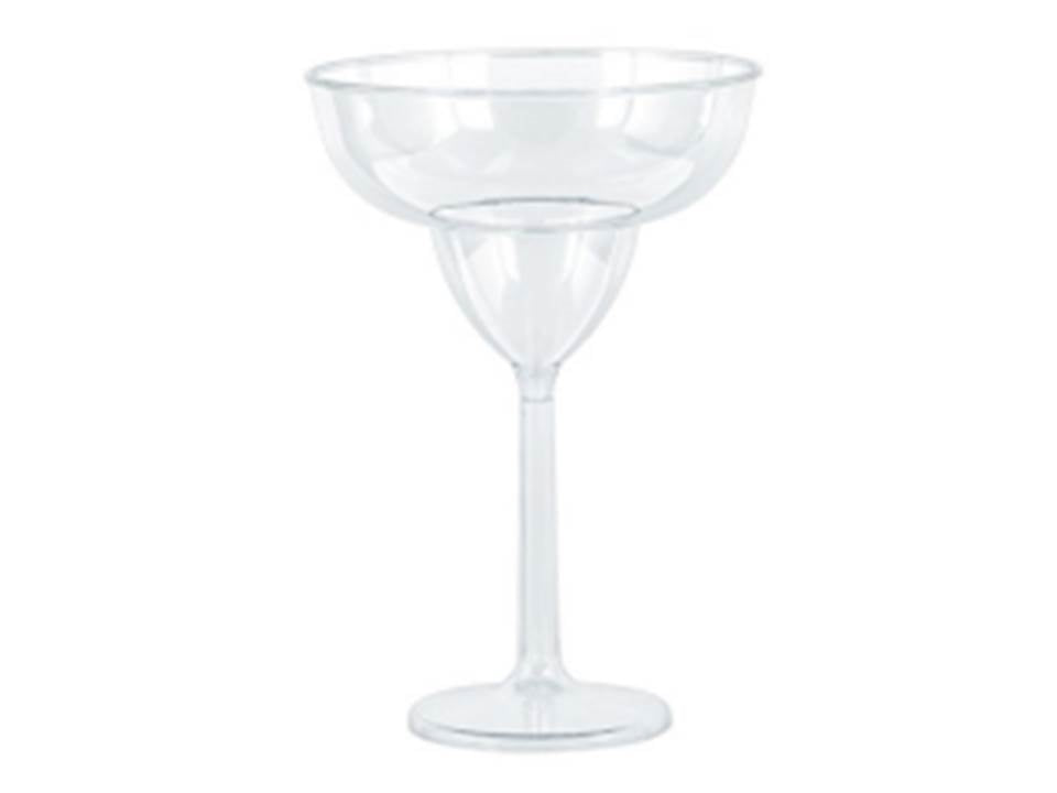 bulk 24 Jumbo 877ml Margarita Glass Plastic 24cm