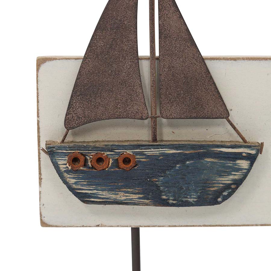 Boat & Anchor 3 Hook Wall Hanging 28x4cm - Image 3