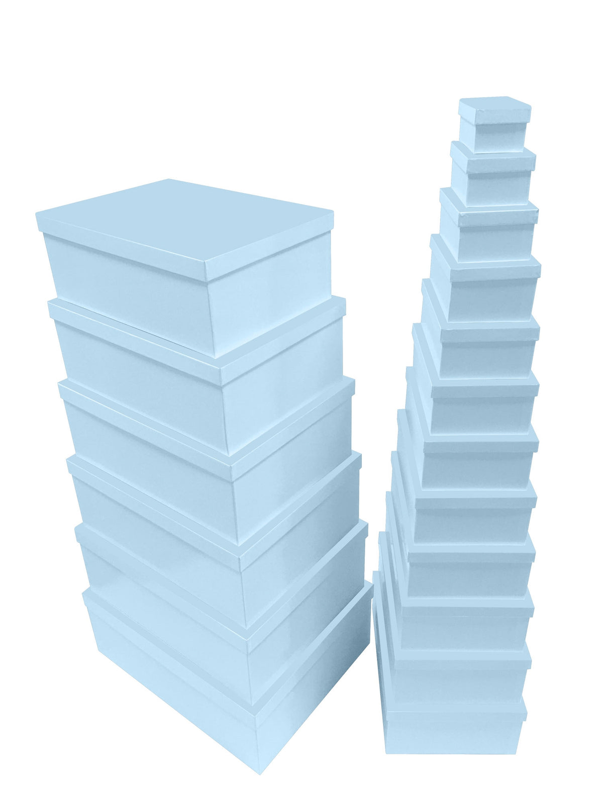 Bulk 2 Soft Blue Gift Box 43x34x16cm Set Of 18