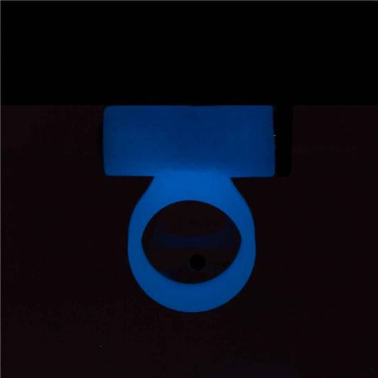 Power Bullet Cosmic Cock Ring w Bullet Glow in the Dark